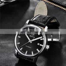 Benyar BY-5144 Fashion Leather Men Mechanical Watches Analog Water Resistant Stainless Steel Case Automatic Watch thumbnail-3