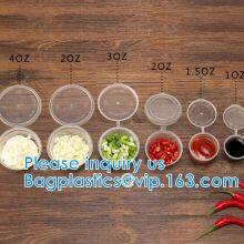 Square Sauce Cup, Portion Cup, Disposable Ps Sauce Cup, 1oz 2oz 3oz 4oz 5oz 8oz 9oz Disposable Plastic Sauce thumbnail-5