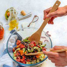 Bamboo Cooking Utensil Serving Spoons Wholesale Kitchen Cook Spoon Set China thumbnail-2