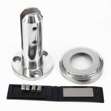 Glass Clamp Stainless Steel Casting New Type Foundry Precision Casting Stair Handrail Fittings thumbnail-4