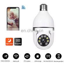 Wifi Panorama Camera Horizontal View 360 Degree CCTV Bulb Camera thumbnail-4