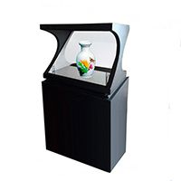Amazing fULL HD 22 inch 3 sided 3D Hologram Box Dreamoc Hologram Showcase Comes with Flight Case