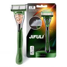 6 Blades Zinc Alloy Men Razor High Quality Shaving Razor Factory Wholesale Men Gift