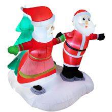 Inflatable Santa Claus With Xmas Yard Inflatable – Perfect for Xmas Decor thumbnail-2