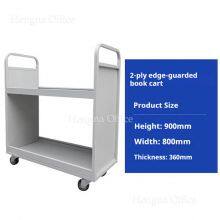 Bookstore Trolley | Heavy-Duty Steel Construction | V-Shape Platform & Smooth Finish | Retail Book Transport Cart thumbnail-5