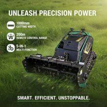 MTSK1000 Wireless Radio Control Mower 10-165mm Adjustable RC Hammer Flail Mower for Community and Residential Area thumbnail-2