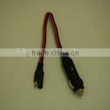 ULSPT-2 18AWG Color: BLACK, L:458MM MOLDING SAE PLUG thumbnail-1