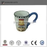 Novel scissors ceramic chef mug