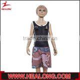 Heat Transfer Printing netball uniform new pattern, netball uniform bodysuit wear