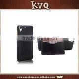 New Leather Phone Card Pocket Kickstand Back Cover for Htc A620e