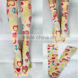Wholesale Custom Knee High Heart Print Silk Stockings, Compression Socks Prints, Digital Print Socks