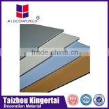 Alucoworld aluminum composite panel 4mm unbroken finihs acp panle sheets shiplap plastic cladding