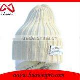 Unisex Beanie Fashion American Plain Cool Knit Beanie Hat Cap With Label thumbnail-3