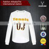 Fashion Long Sleeve Number Towel Embroidery Short Urban Sexy Sports Wear