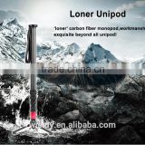 Wieldy carbon fiber unipod camera DSLR monopod