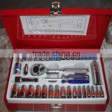 40pcs Red Rim Hand Socket Set