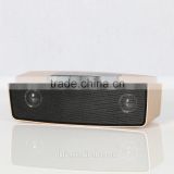 2015 bass sound hot selling bluetooth speakers with FM radio/TF/USB /CLOCK
