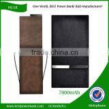 2016 Outdoor Leather Power Bank Battery Charger for Mobile thumbnail-4