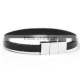 Factory Your Logo Custom Stainless Steel Bracelets thumbnail-1