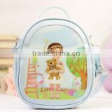 2015 new arrivals multifunctional little girls princess bag, children bag, can be used as backpack, handbag and shoulder bag