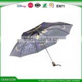 2016 23"*8K Digital Printing Auto Open and Close 3 Folding Corporate Gift Umbrella