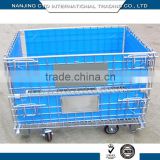 Customized Steel Material Warehosue Storage Foldable Wire Mesh Container