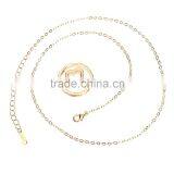 Fashion Jewelry 2015 18k Gold Plated Made With Austrian Crystal Alloy Rhinestone Heart Pendent Chain Necklace thumbnail-5