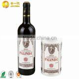 Cheap Custom Printed Adhesive Red Wine Bottle Label