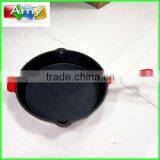 Round Cast Iron Pan With Two Spout, Cast Iron Steak Pan thumbnail-1