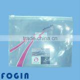 Recyclable Pvc Slider Pouch for Travel Cosmetic Bag