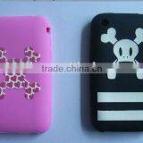Cool Skull and Bone Cartoon Design Silicone Cell Phone Cases Factory thumbnail-1