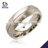 2015 cheap price jewelry 316l stainless steel four finger ring jewelry