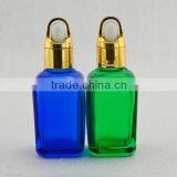 Square Glass Bottle Childproof Cap/ Square Glass Pipette Dropper Bottles /square Glass Euro Dropper Bottles thumbnail-2