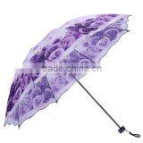 Travel Umbrella Beautiful Flower Umbrella Colorful thumbnail-2
