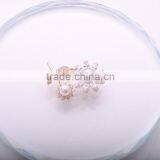 Fashion Elegant Women Flower Brooch Gold Plated Crystal Brooch Mother's Day Gift / thumbnail-3