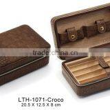 Fashion Leather Cigar Travel Humidor Manufacturer thumbnail-1
