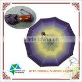 23" Gradient Color Fabric Fashion Foldable Umbrella