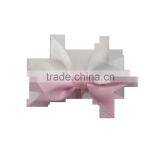 new production segmented color bowknot shape satin rose flowers artificial