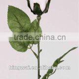 64cm Artificial Flower Rose Bud With 6 Leaves thumbnail-5