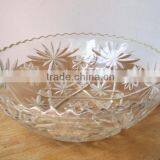 10" Wholesale Clear Glass Fruit Bowls Plate/ Glass Salad Bowls thumbnail-3