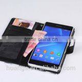 Bright-colored Multicolor PU Stand Leather Case for Sony Xperia Z3 Case Wallet Flip Leather Phone Case thumbnail-3