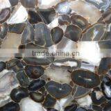 Agate Stone Table Top , Agate Grey Color Table Top