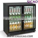 Fan Colling System Beer Freezer 220v/110v Fridge for Sale Dual Door Beer Fridges thumbnail-2