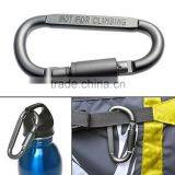 2015 Carabiner Screw Lock Bottle Hook Buckle Hanging Padlock Key Chain for Camping thumbnail-4