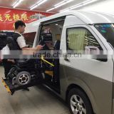 Electric wheelchair platform lift for van loading capacity 350KG with CE certificate