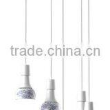 LED Crafts,led Droplight LED Ceramic Lamp ,LED Ceramic Bulb,ceramic Holder ,indoor Droplight"Annular Top"