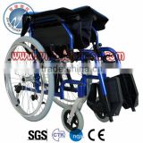ZWW221 Zhiwei NC Aluminum Manual Wheelchair Quick release wheel Detachable Arm/Leg