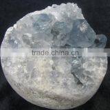 Beautiful Natural Blue Celestine Stone Crystal Geode for Sale