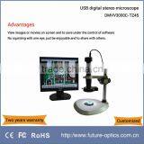DMVV3000C-TZ45 3.0MP C-mount Digital Stereo Microscope Built-in Optics Zoom Function