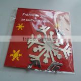 Christmas snowflake metal ornament,Christmas metal snow flower ornament